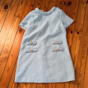 Tuckernuck boucle Jackie dress blue medium